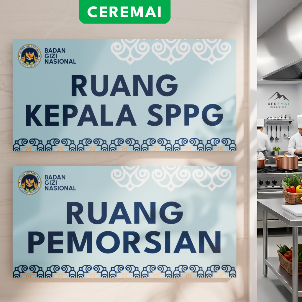PAPAN NAMA DAPUR SPPG MBG - BADAN GIZI NASIONAL BGN