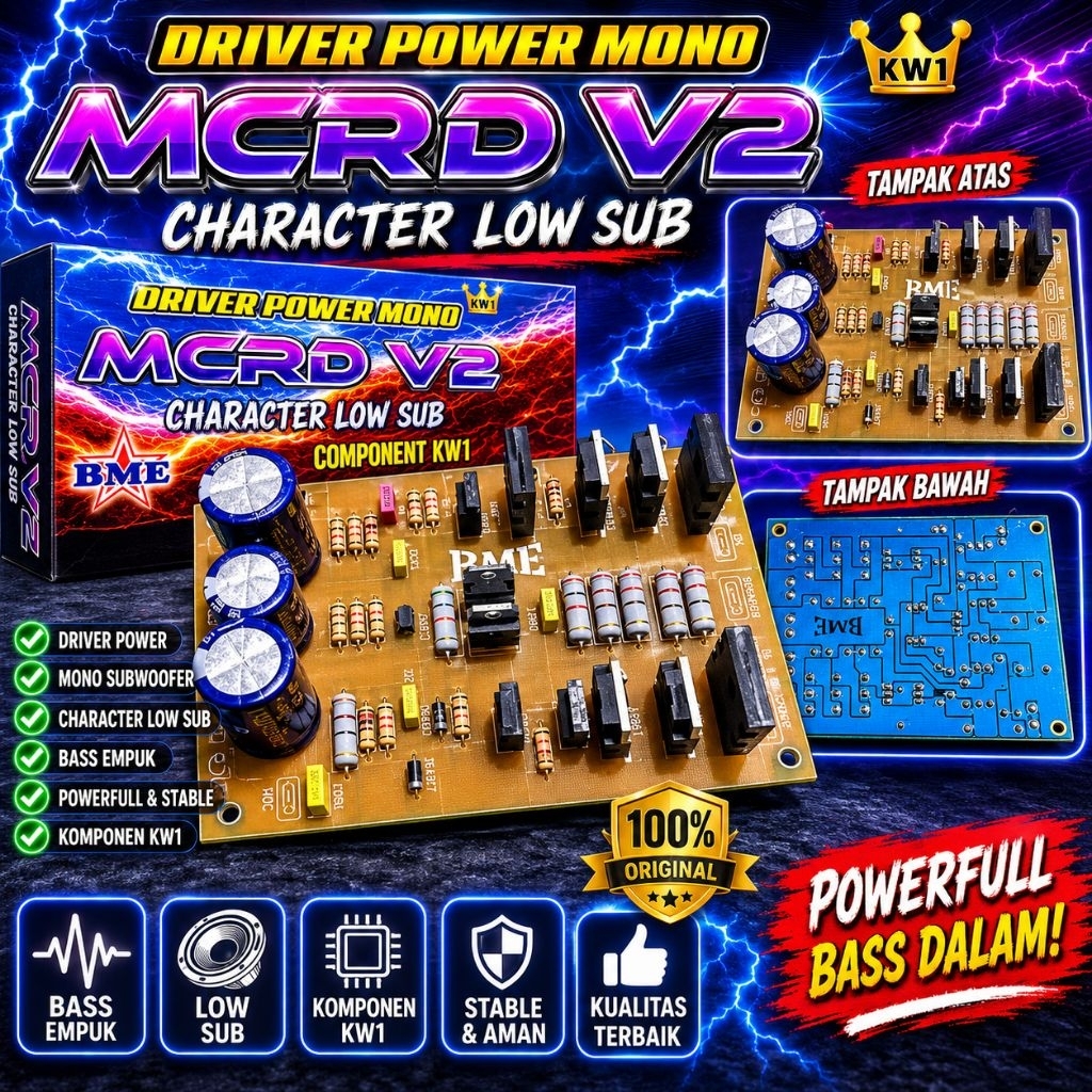 DRIVER MCRD POWER MONO MCRD V2 CHARAKTER LOW SUB BME