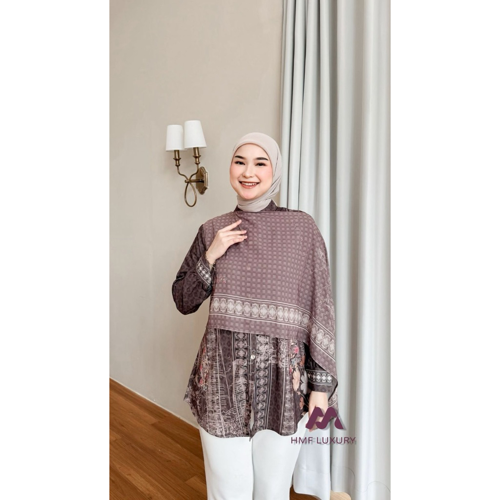 Yura  shirt atasan Hmf luxury / kemeja Hmf luxury / yura Hmf luxury