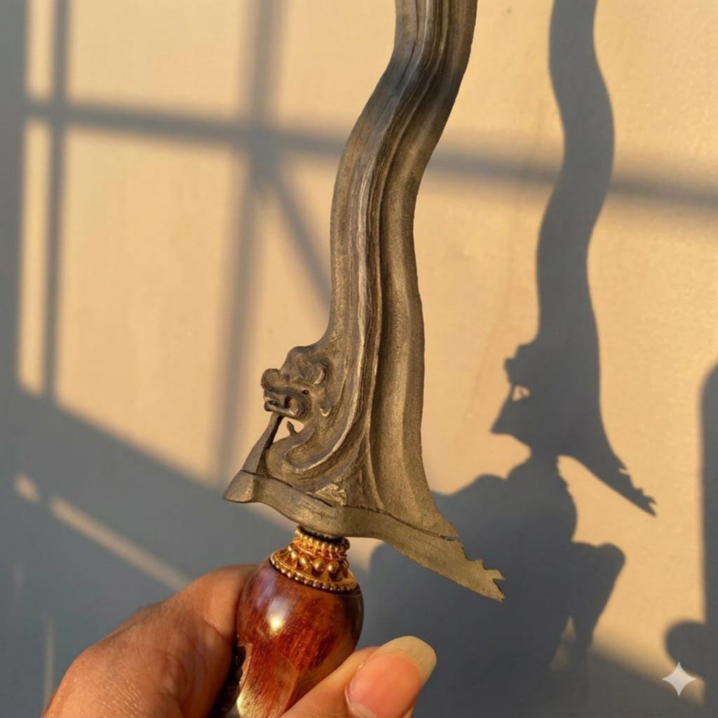 Keris Nogo Sosro Luk 7 Tangguh Pengging Sepuh