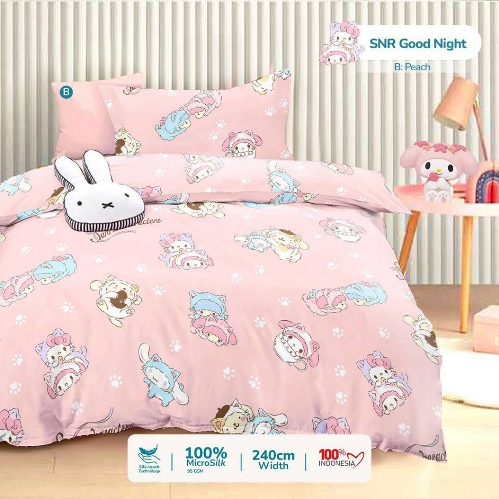 Bedcover set sprei sanrio bedcover set 90x200 bedcover set 100x200 bedcover set 120x200 bedcover set