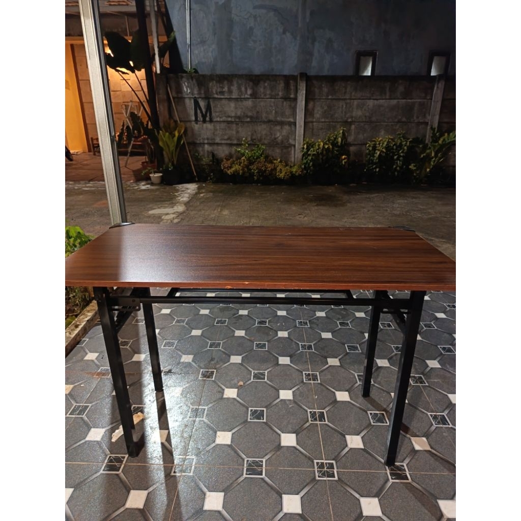 meja lipat portable 120