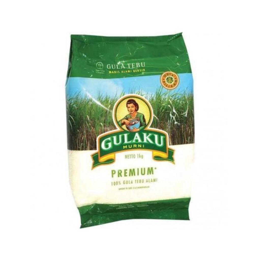 [4 kg] Gulaku Gula Kristal Putih 1kg Gulaku Hijau 1kg