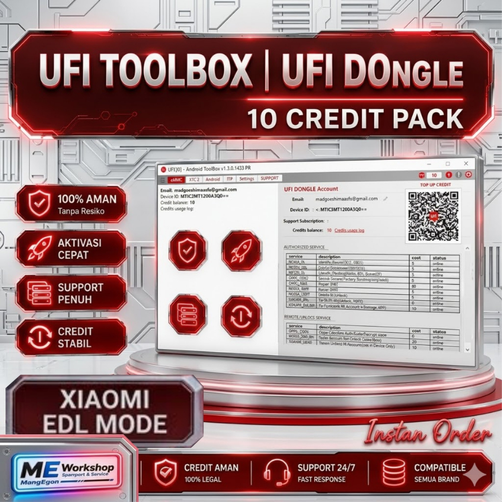 CREDIT UFI Box | CREDIT UFI Dongle  | Credit Package UFI BOX