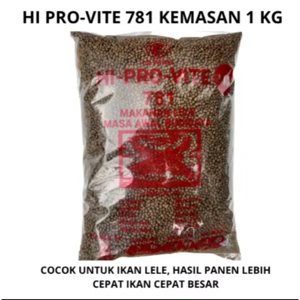 Pakan Ikan Lele Hiprovite 783 1kg