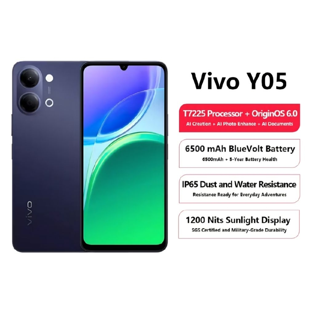 Vivo Y05 ( RAM 4 GB, ROM 128 GB )
