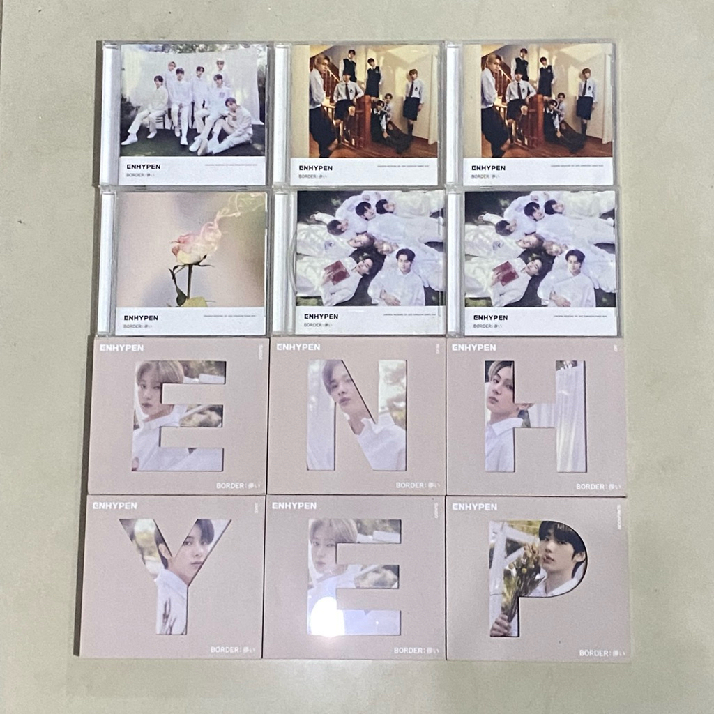 [ALBUM ONLY] enhypen album jepang border hakanai sunghoon jay jake sunoo ni-ki