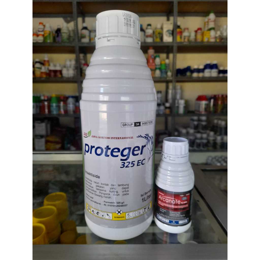 Proteger 325 EC dan Arcanate 40/160 SC Paket  Insektisida Pembasmi Ulat Tanaman Bawang Merah