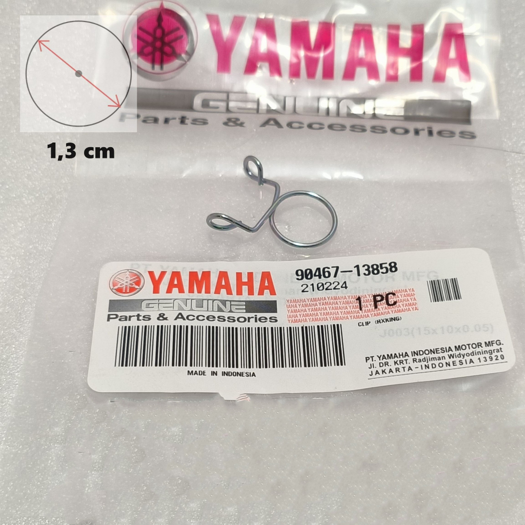 KLIP BAND KARET SARINGAN UDARA, KNALPOT RX KING 2007-2008 90467-13858 R1