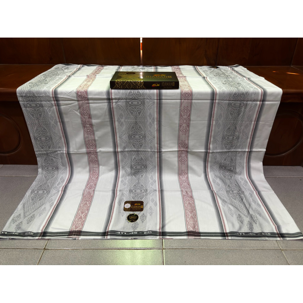 sarung ATLAS IDAMAN JACQUARD GOLD (songket timbul)