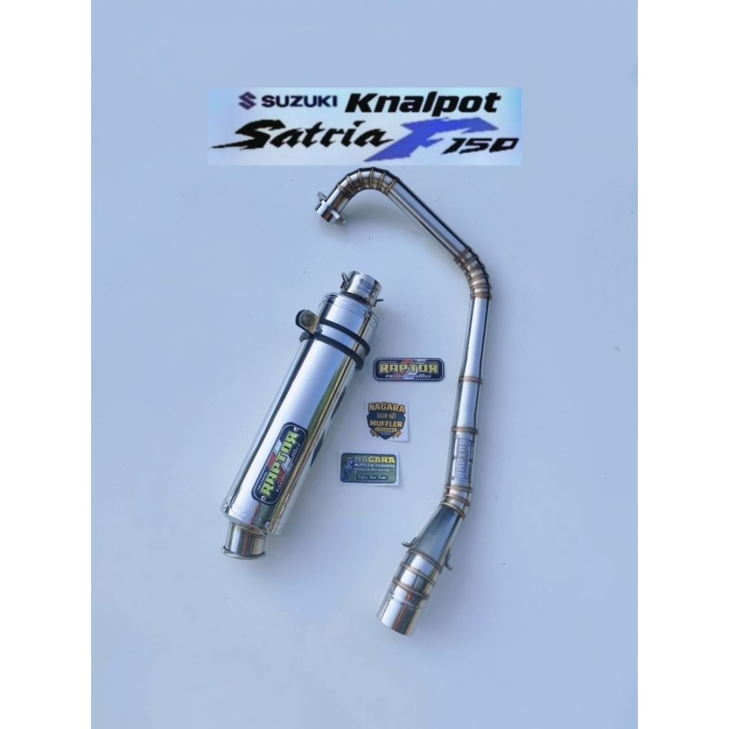 Knalpot Racing Stainless Satria Fu Karbu Original Raptor