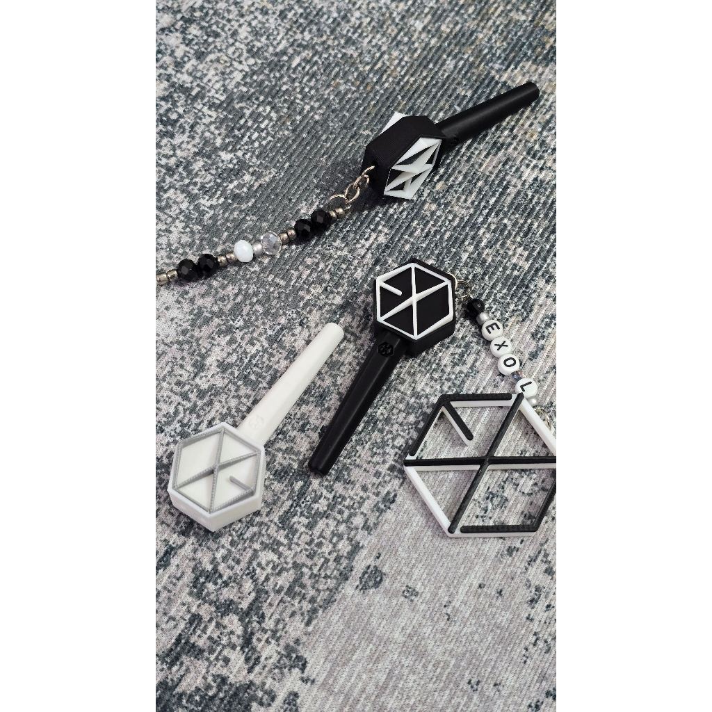 Mini EXO Lightstick Keychain