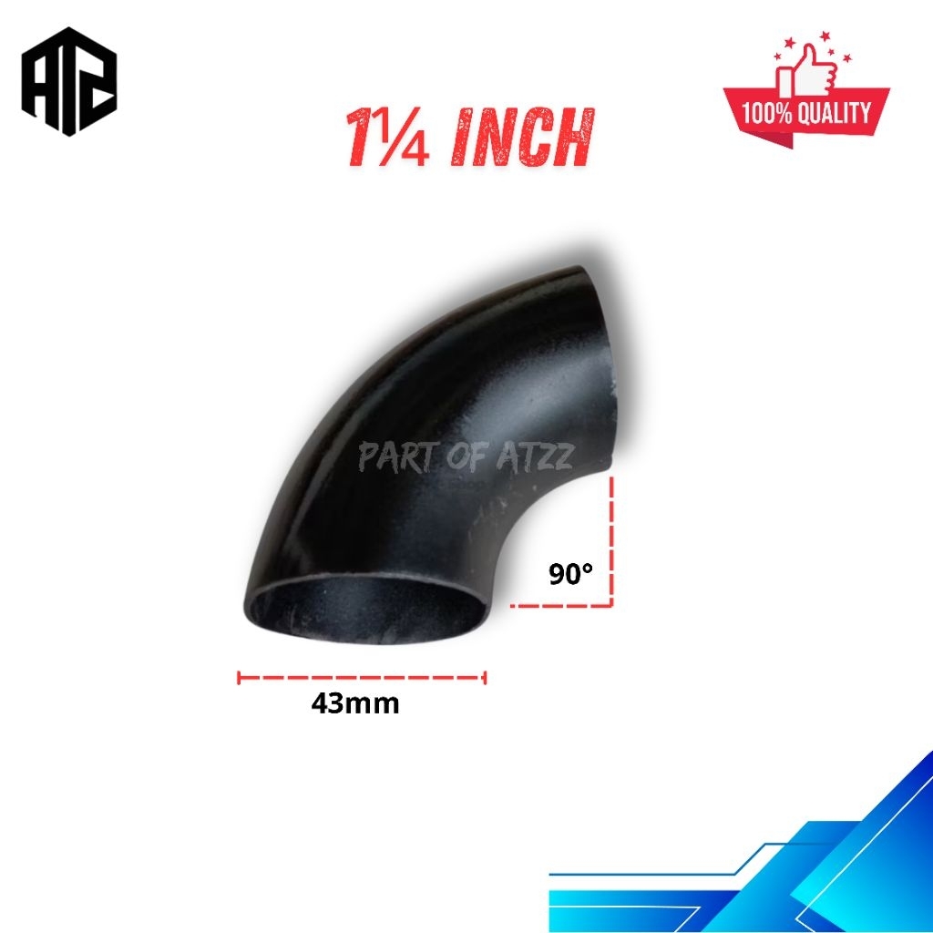 ELBOW PIPA BESI 1 1/4 INCH | ELBOW KNEE SAMBUNGAN PIPA BESI 1¼ INC