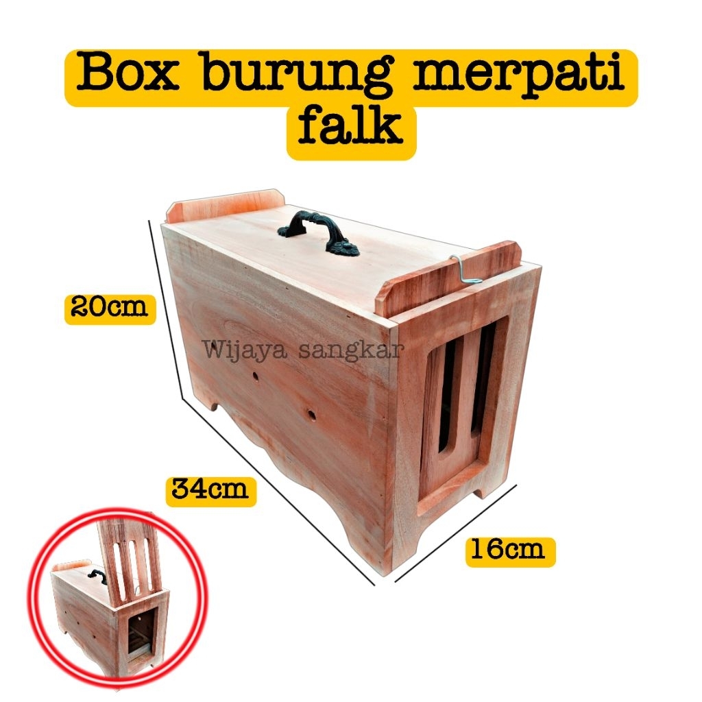 Box burung merpati falk box membawa burung termodel