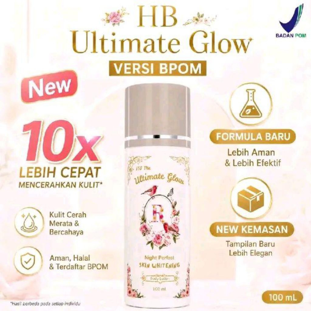 PROMO ERES ULTIMATE GLOW PEMUTIH BADAN BODY LOTION ULTIMATE GLOW 7X LEBIH CEPATDOSIS NIGHT EXTRA DOS