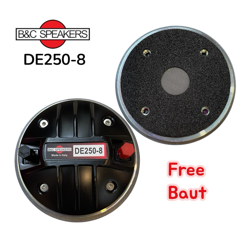 Tweeter Speaker B&C DE250-8 Driver Speaker DE 250-8 BNC
