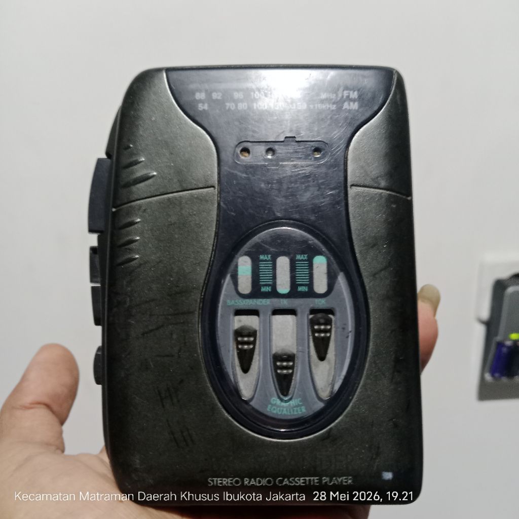 walkman sanyo VIP-500 normal tape dan radio