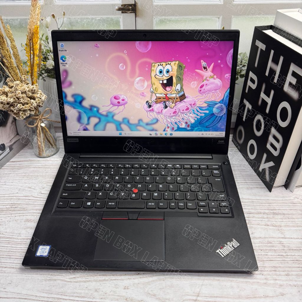 Laptop GRADE A Lenovo ThinkPad E480 Core i5 i7 GEN 7 Layar 14 Inch Laptop murah Berkualitas