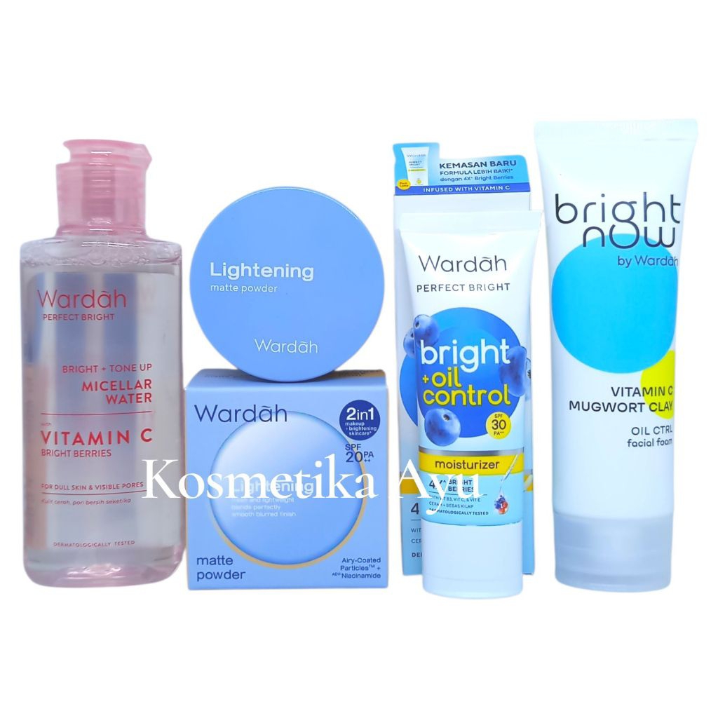 Wardah Perpfect Bright Satu Paket/ Wardah Untuk Kulit Berminyak