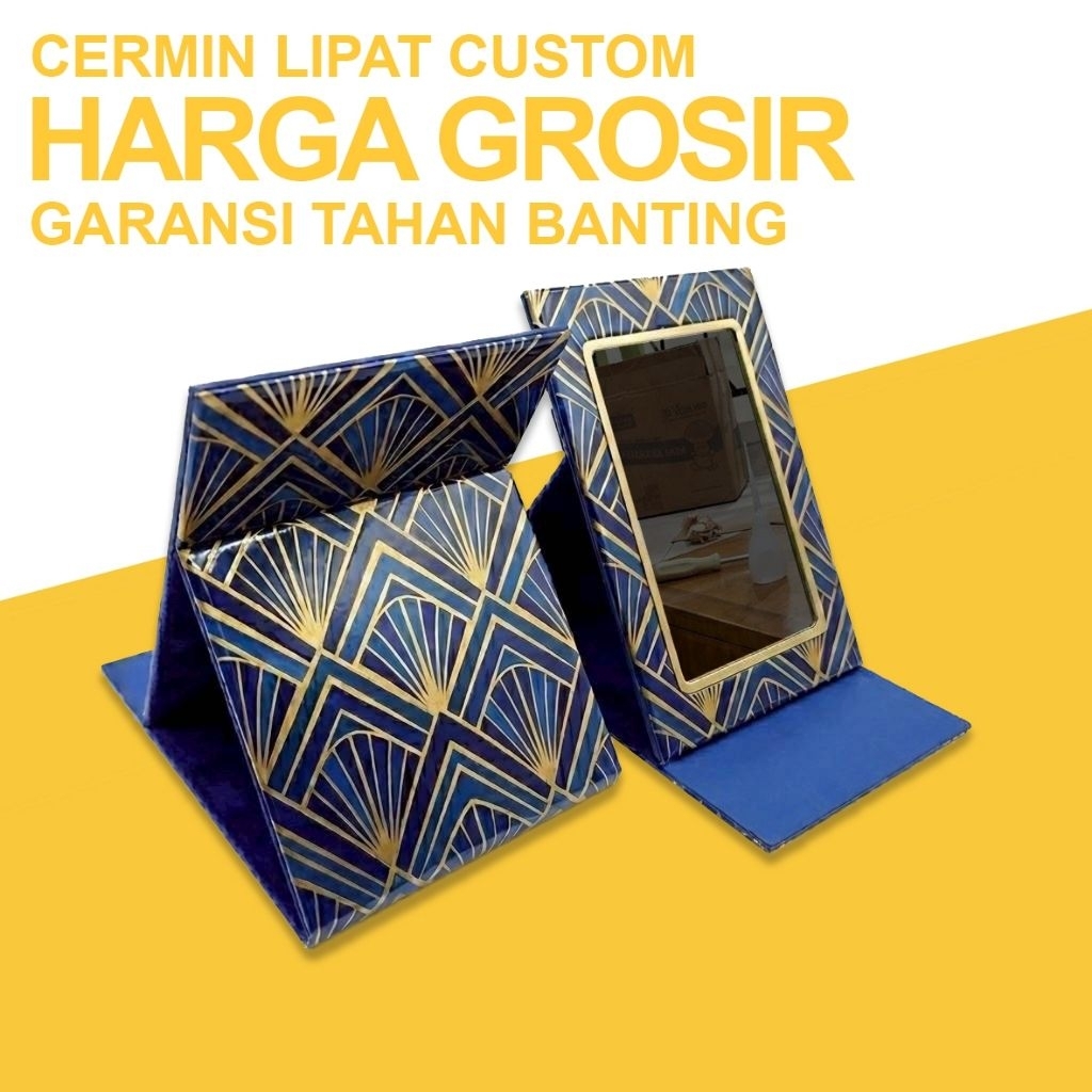 Cermin Lipat Custom 12x18cm  Harga Grosir (SOUVENIR CERMIN LIPAT)