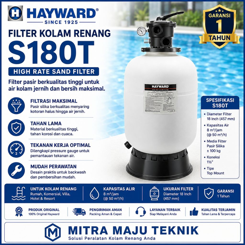 SAND FILTER HAYWARD S180T ORIGINAL HAYWARD