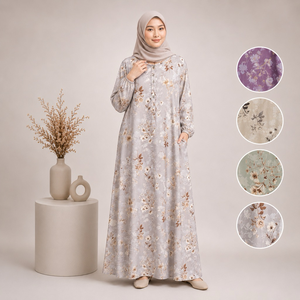 Daster Muslimah Rayon Premium