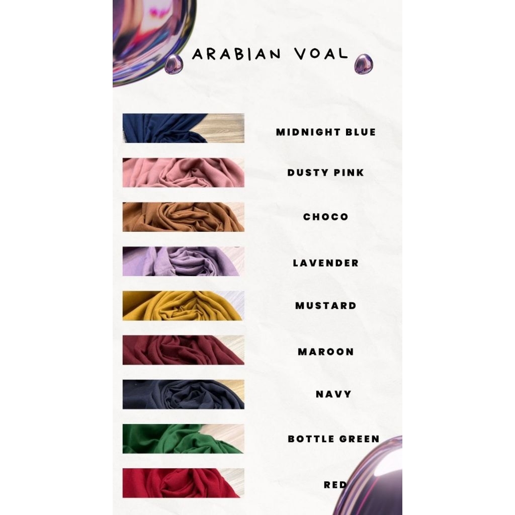 Hijab Arabian Voal by Haesa Style