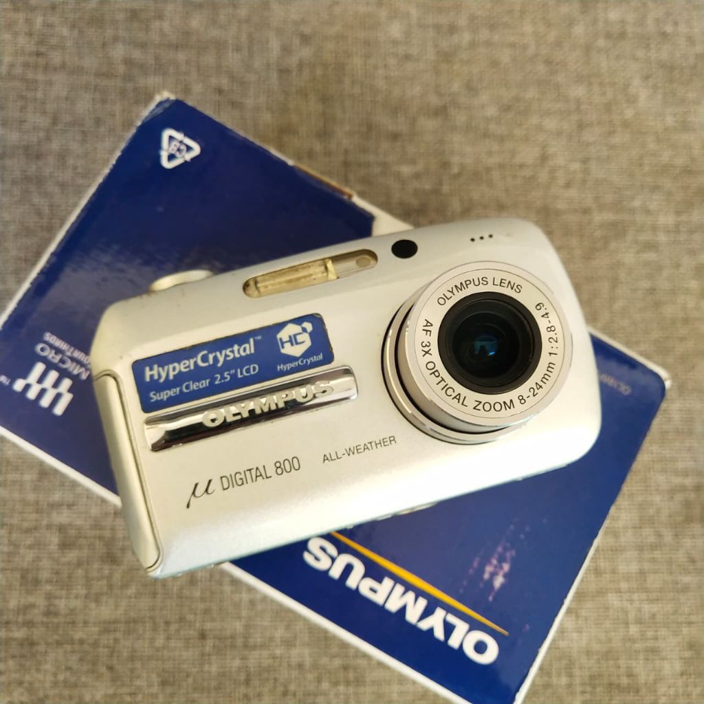 Olympus u800 Mju800 All Wather Digital Kamera CCD Sensor Low Megapixel Pocket Murah