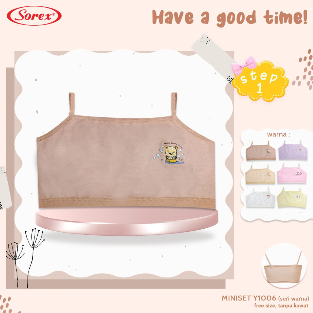 Sorex Y 1006 BH Bra miniset Anak Perempuan Tali kecil