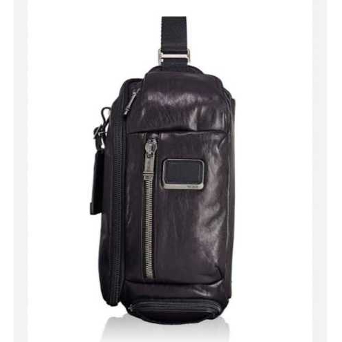 TUMI ALPHA BRAVO LEATHER KELLEY