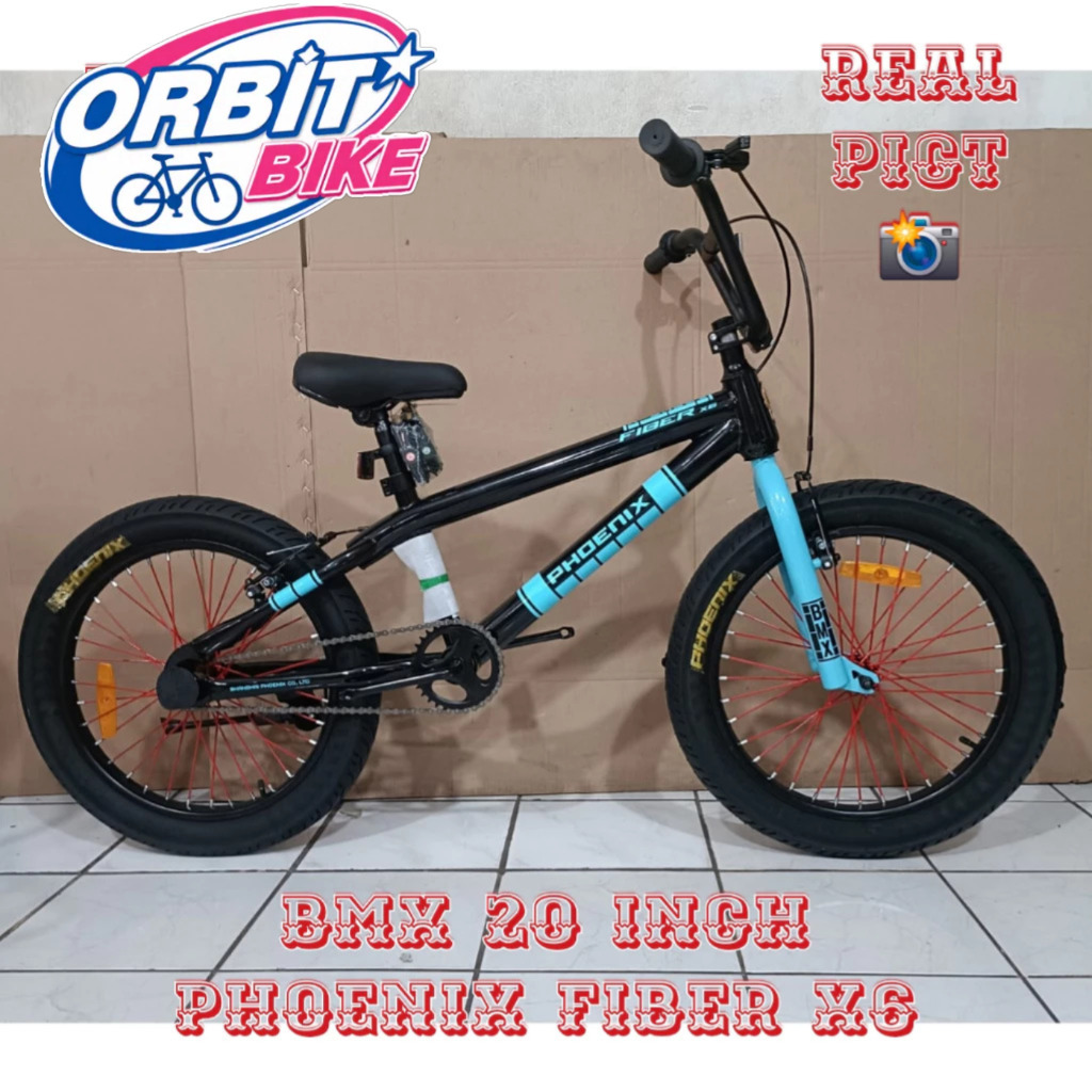 Sepeda BMX 20 inch Phoenix Fiber X6 New Sepeda Anak & Dewasa Laki Laki