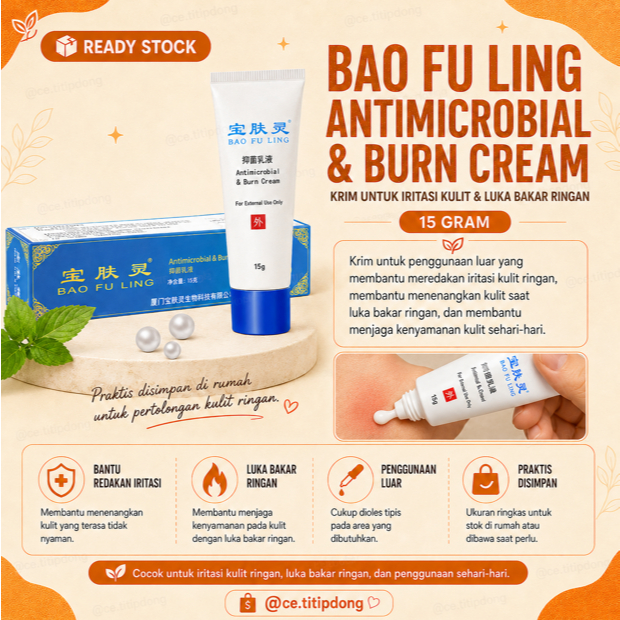Bao Fu Ling Antimicrobial & Burn Cream