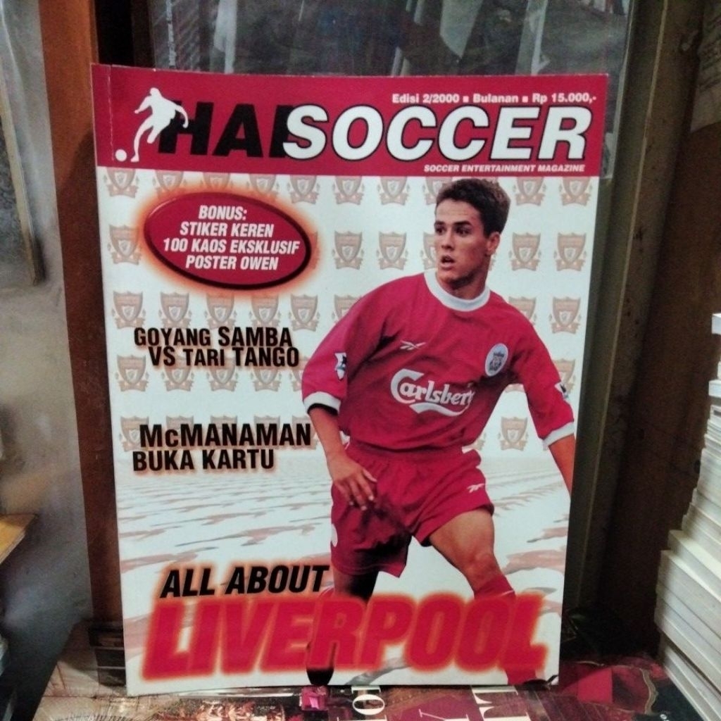 majalah hai soccer edisi 2 tahun 2000