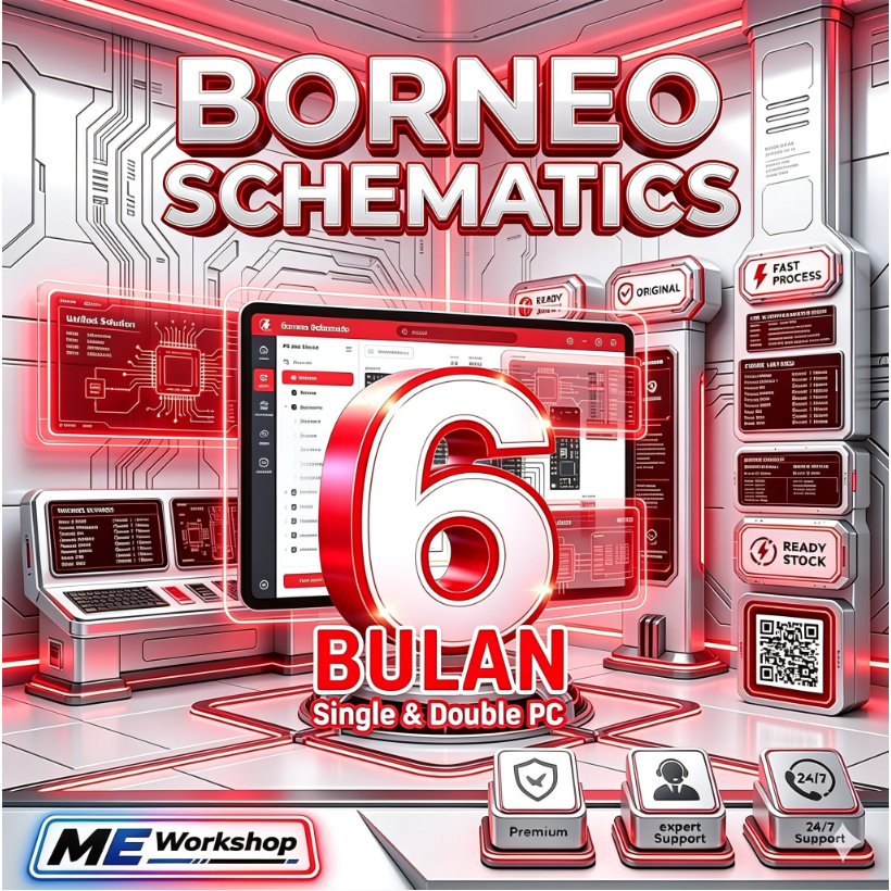 Borneo Schematic 6 Bulan Single & Double PC | Boardview & Diagram HP & Laptop