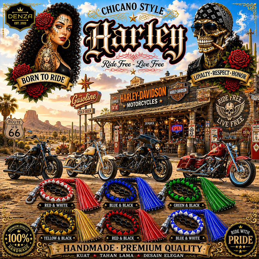 Chicano for Harley Davidson Style – Aksesoris Motor Custom Chicano Motorcycle Decoration