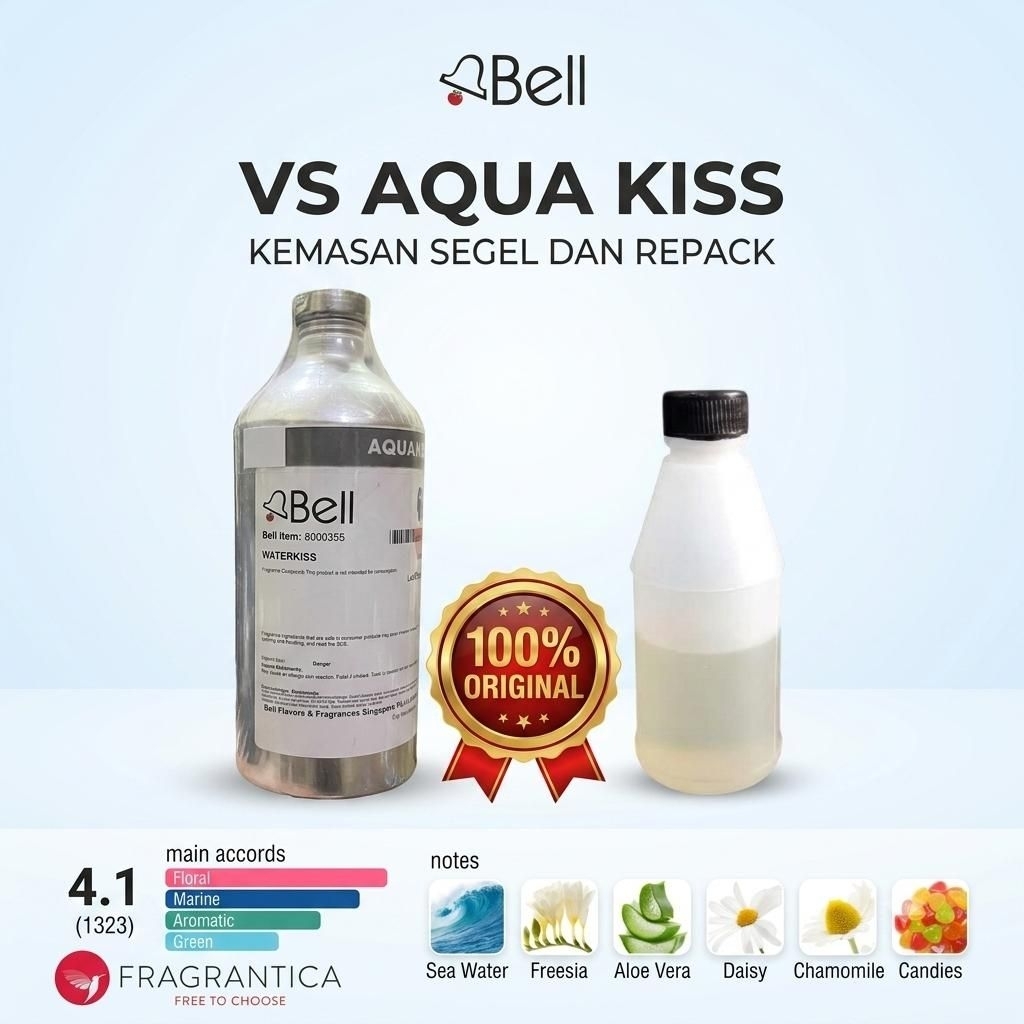 BELL / AQUA KISS  /KEMASAN REPACK/BIBIT MURNI 100%