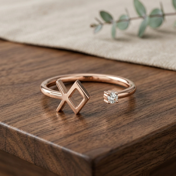 Cincin Exo Wanita Adjustable Suasa Kuningan Asli Lapis Emas Gold Rosegold Silver Cincin Fashion - JN