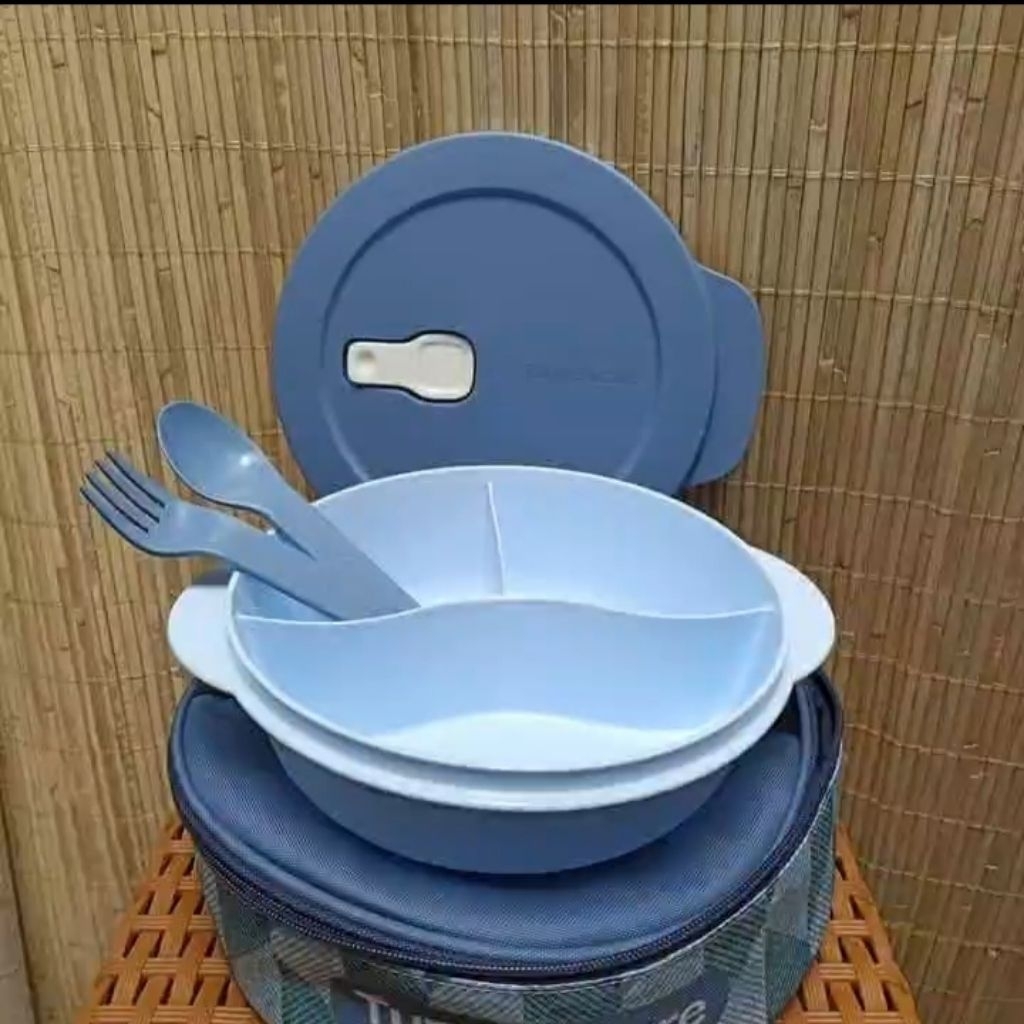 Wadah Bekal Fancy Crystalwave Lunch Set* Tupperware