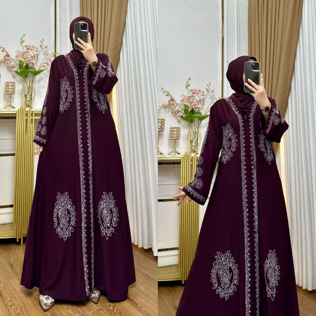 MADINA SET HIJAB~BY ARSYA KAILA~GAMIS SET HIJAB MARBELA ANTI UV PREMIUM~FASHION MUSLIM~GAMIS WANITA 