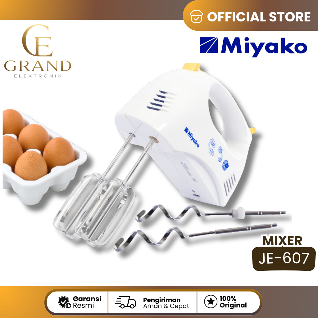 Miyako Hand Mixer HM-620 5 Speed Turbo 190 Watt