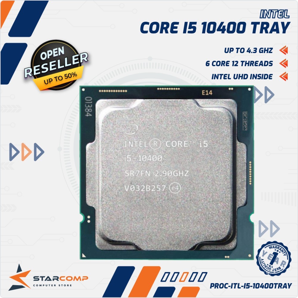 Intel Core i5 10400 TRAY Fan Intel LGA 1200 Gen 10