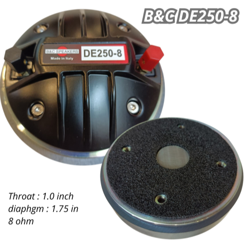 Driver tweter BNC de 250 B&C de250 8 250-8 Original