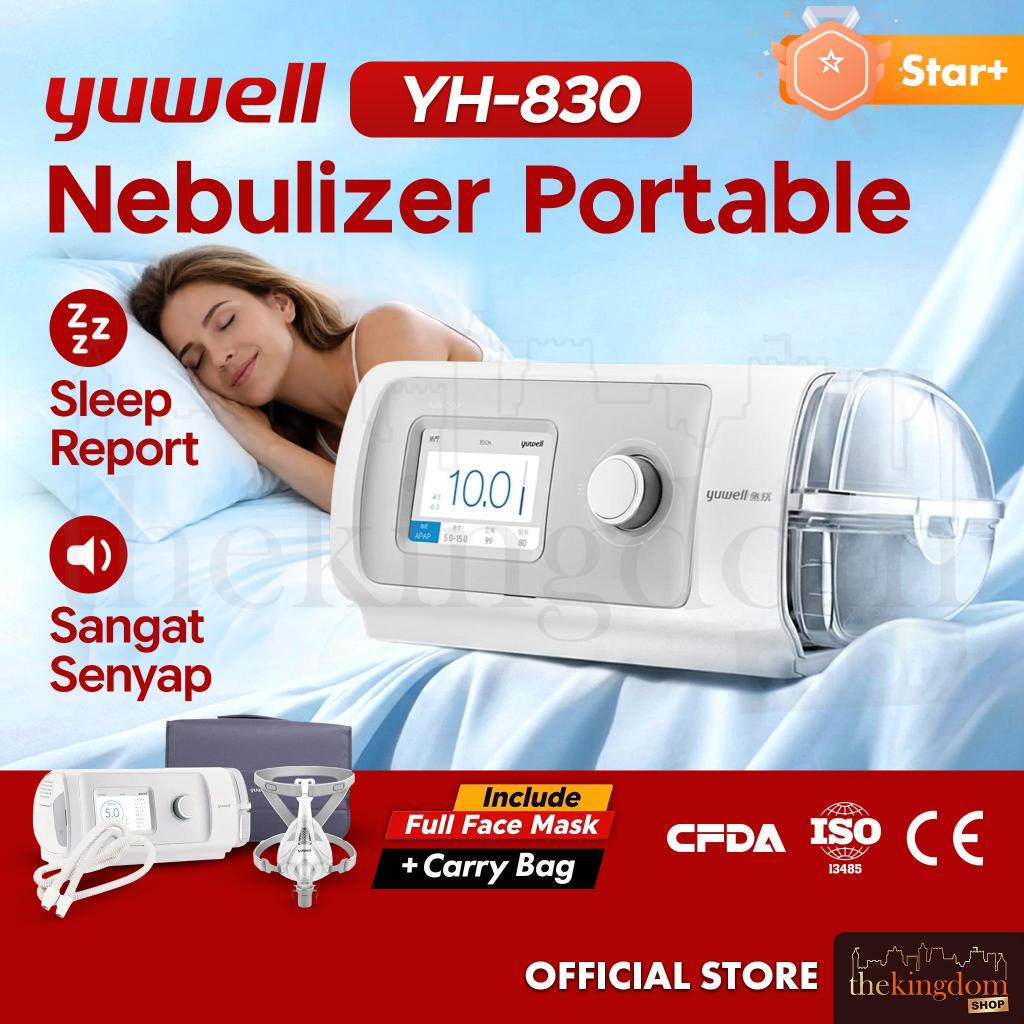 Yuwell YH-830 CPAP BiPAP Bi-level Ventilator Breathcare II Alat Bantu Napas Sleep Apnea Mesin Terapi