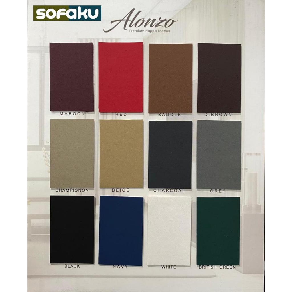 SOFAKU : ALONZO SIMNU Kulit - Oscar Leather Jok Pelapis Sofa Bahan Jok - Bahan Kulit Sintetik Sarung