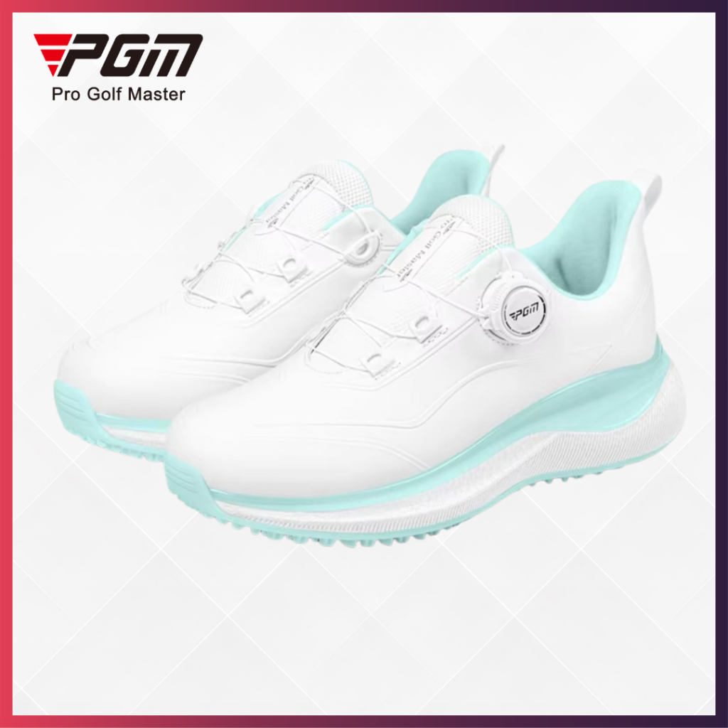PGM Ladies Golf Shoes Super Soft Lady BOA Easy Knob Lace Sepatu Golf Wanita Super Comfort