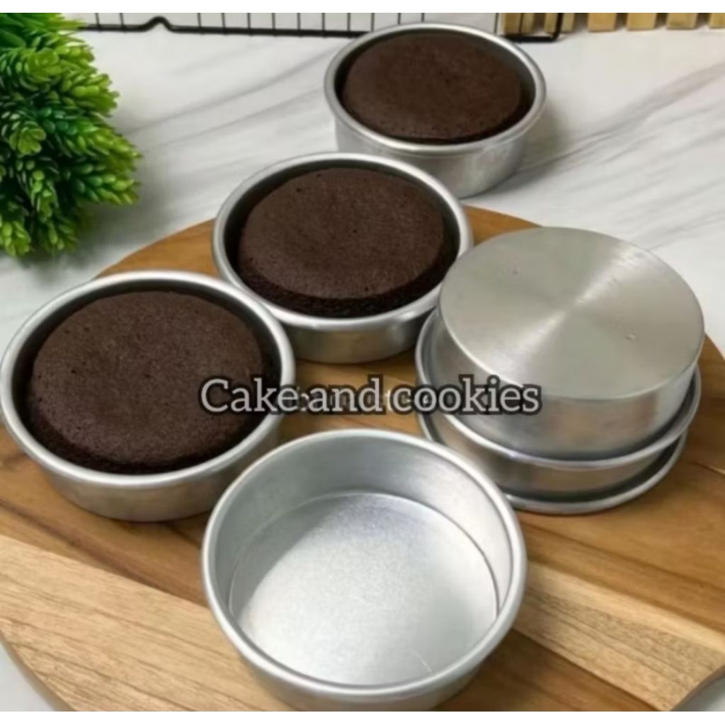 Cetakan Brownies Loyang Brownies Bulat Mini Ukuran 10x3 cm / Loyang Bulat Mini Press