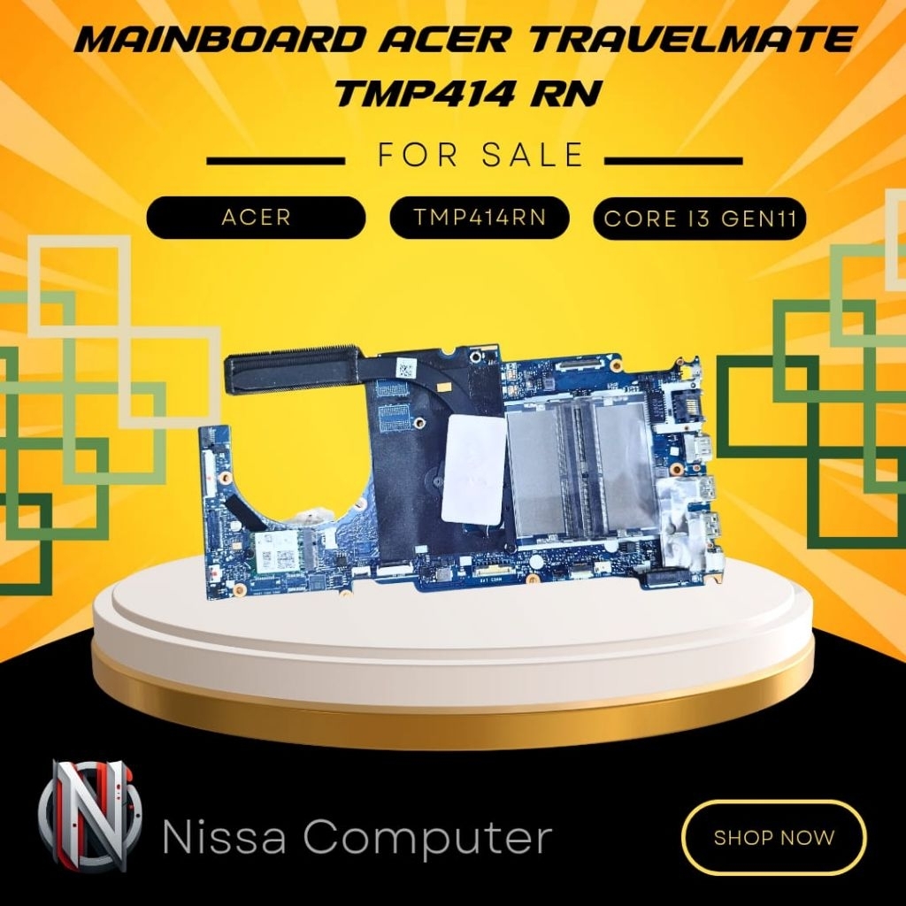 mainboard Laptop Acer Travelmate Tmp414 RN core i3 gen11