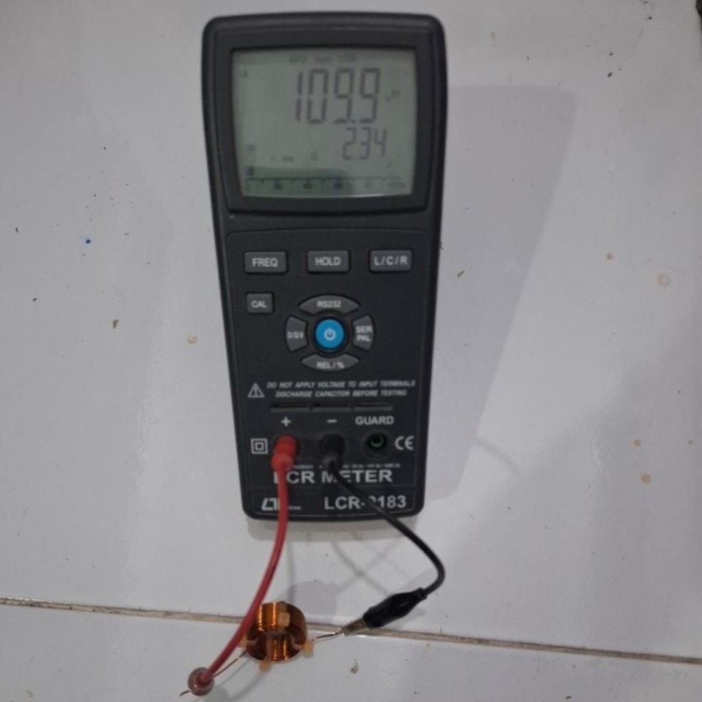 coil lilitan crossover pasif 0.10mh 0.8mm