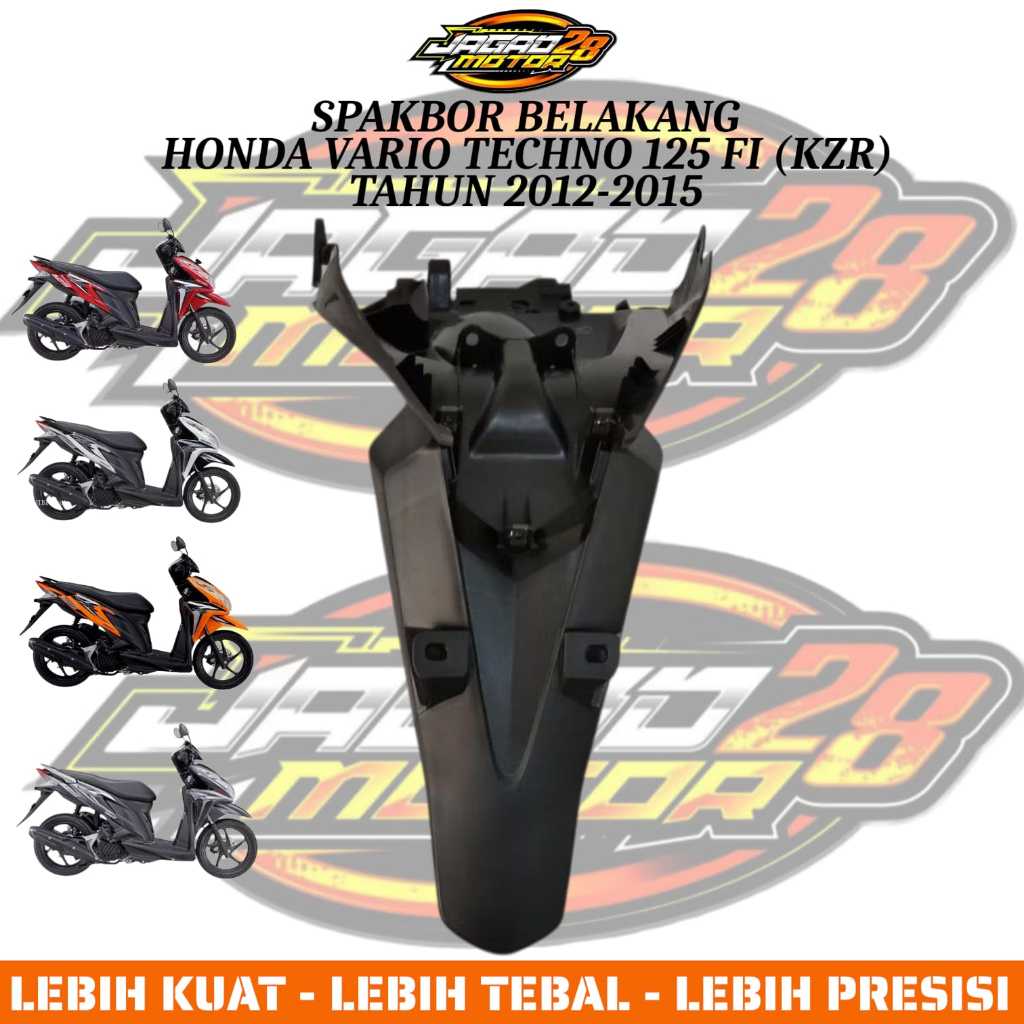 Spakbor Belakang Vario Techno 125 Fi Vario 125 Fi Old Vario Tecno 125 Fi 2013 2014 2015