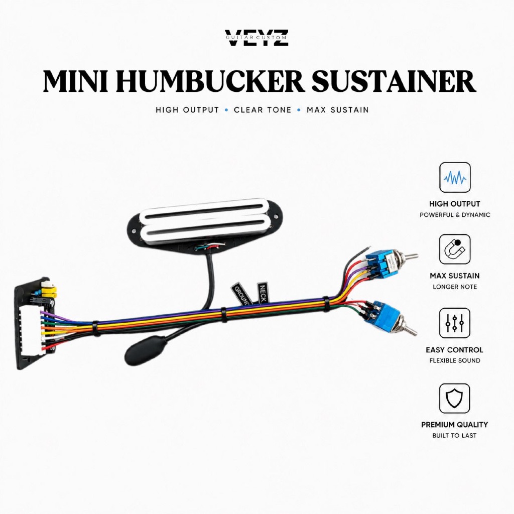 SUSTAINER MINI-HUMBUCKER | PICKUP NECK GITAR ELEKTRIK